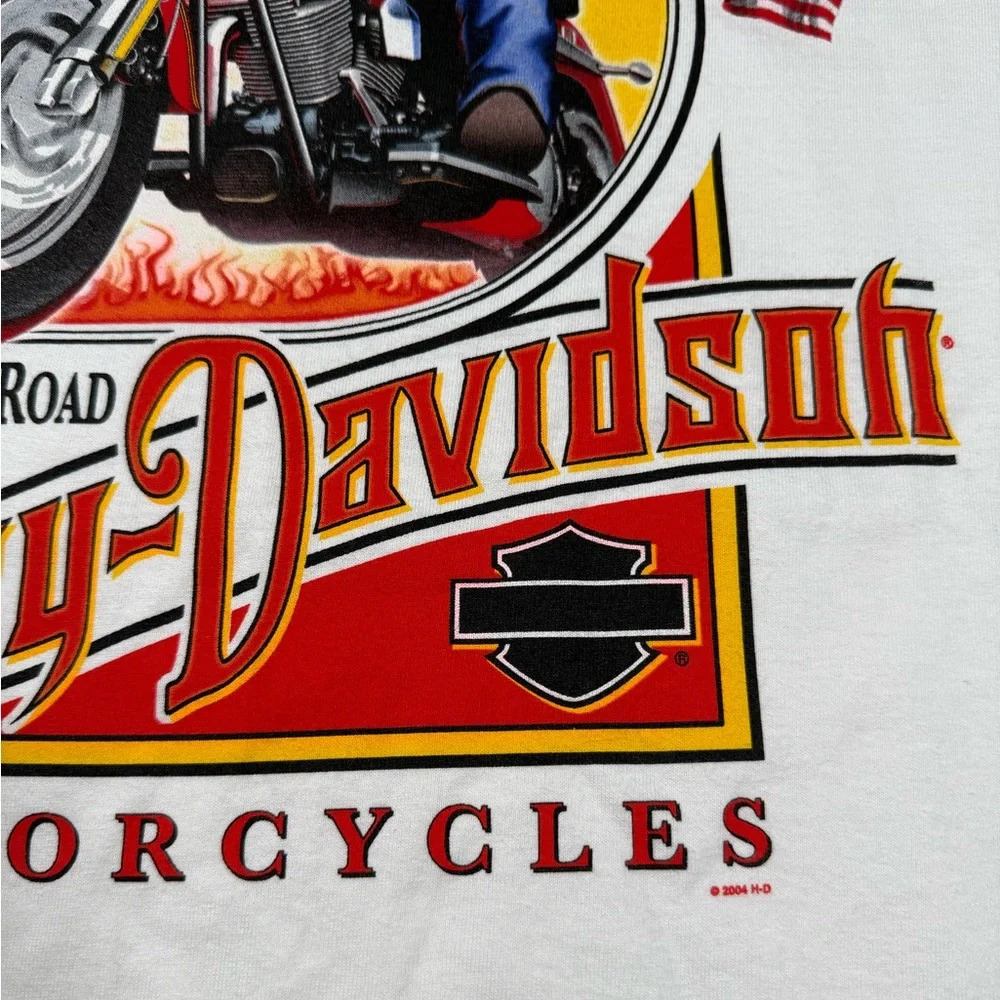 Lot of 2 - NWT Vintage Harley-Davidson Tank Top Biker Eagle USA Flag XL - Picture 4 of 15